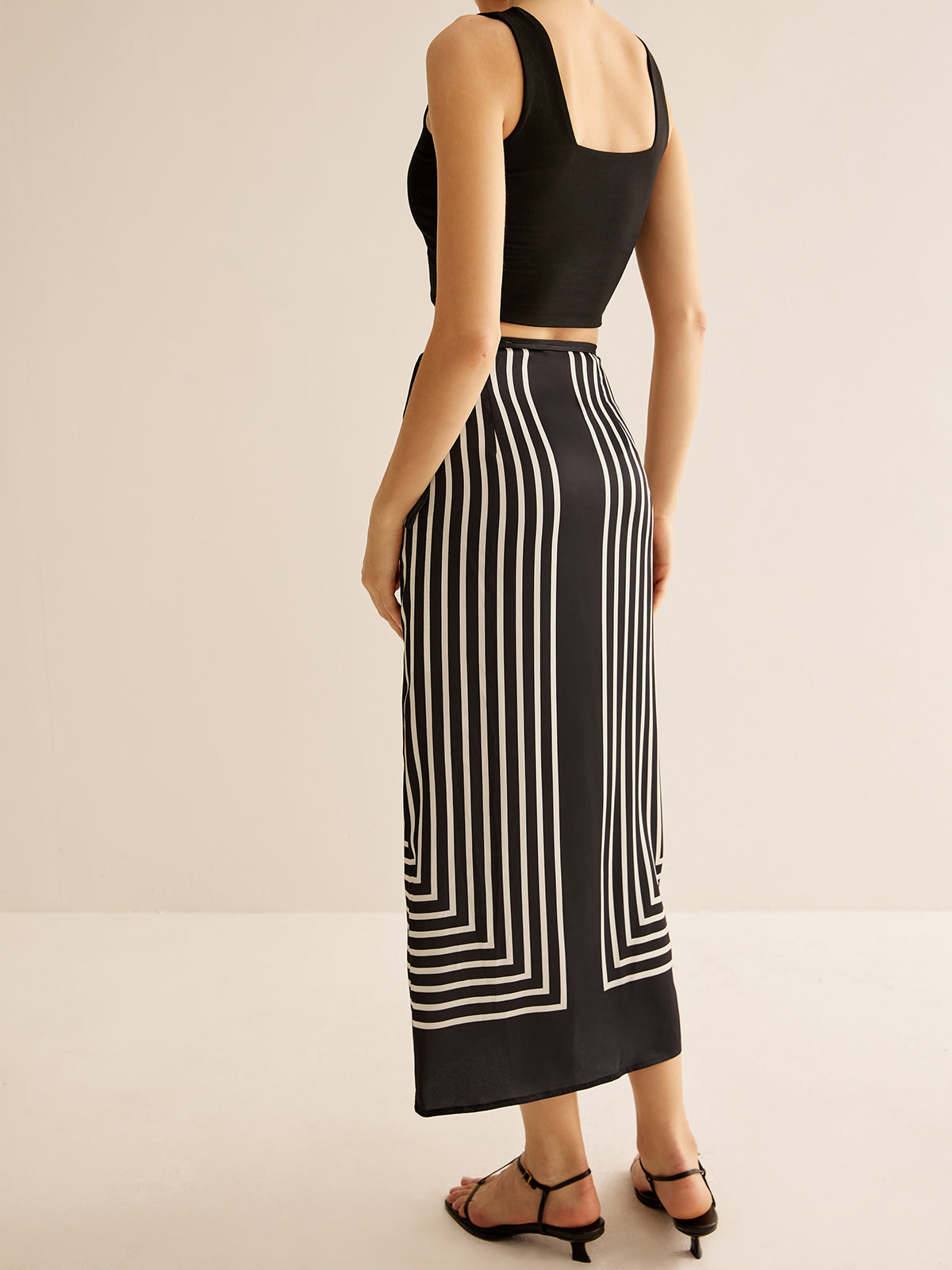 Zaneta | Maxi Rok voor Dames van Ribstof – Zomerrok met Stretch