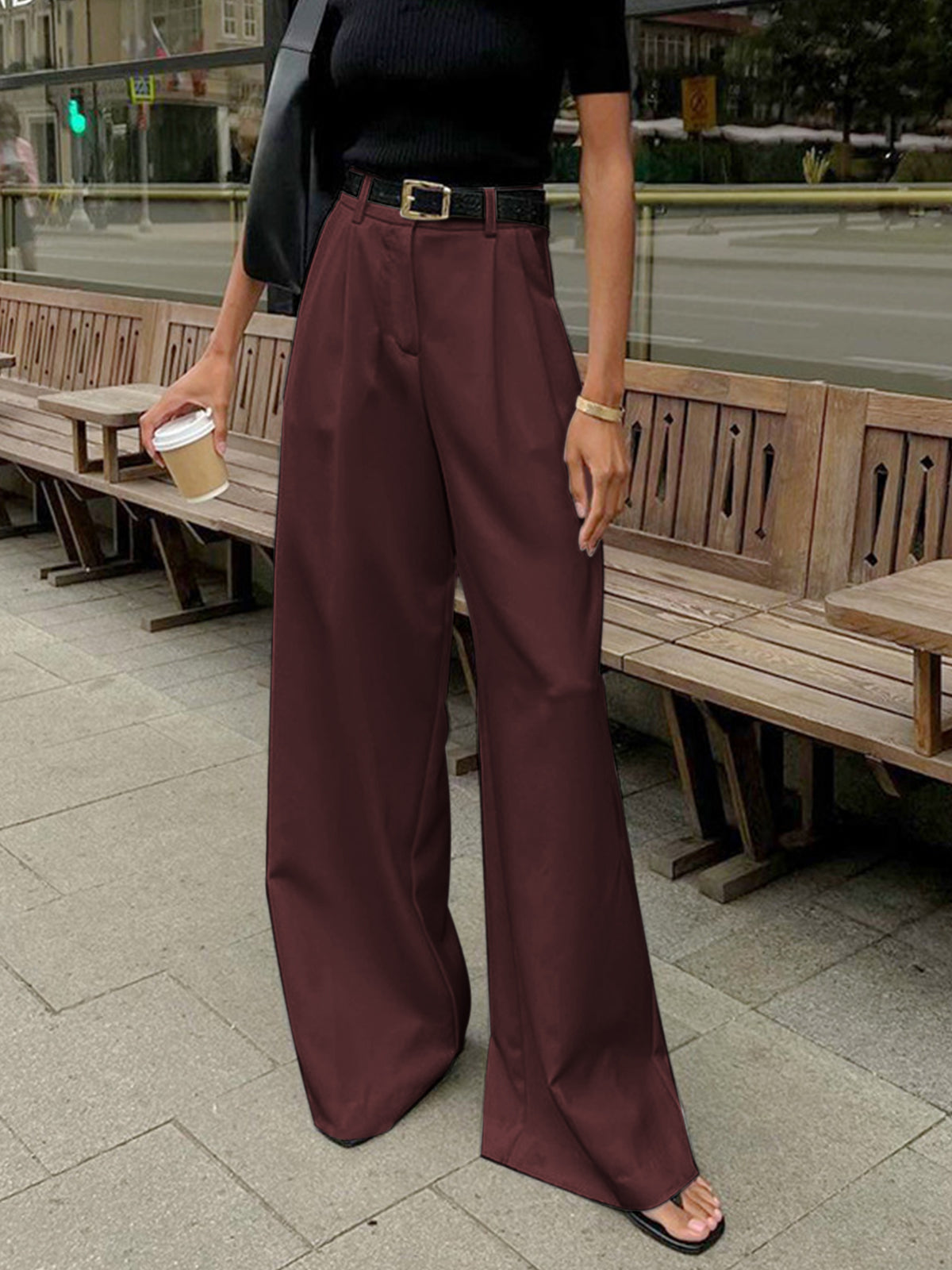 Julea | Elegante Pantalon voor Dames met Hoge Taille