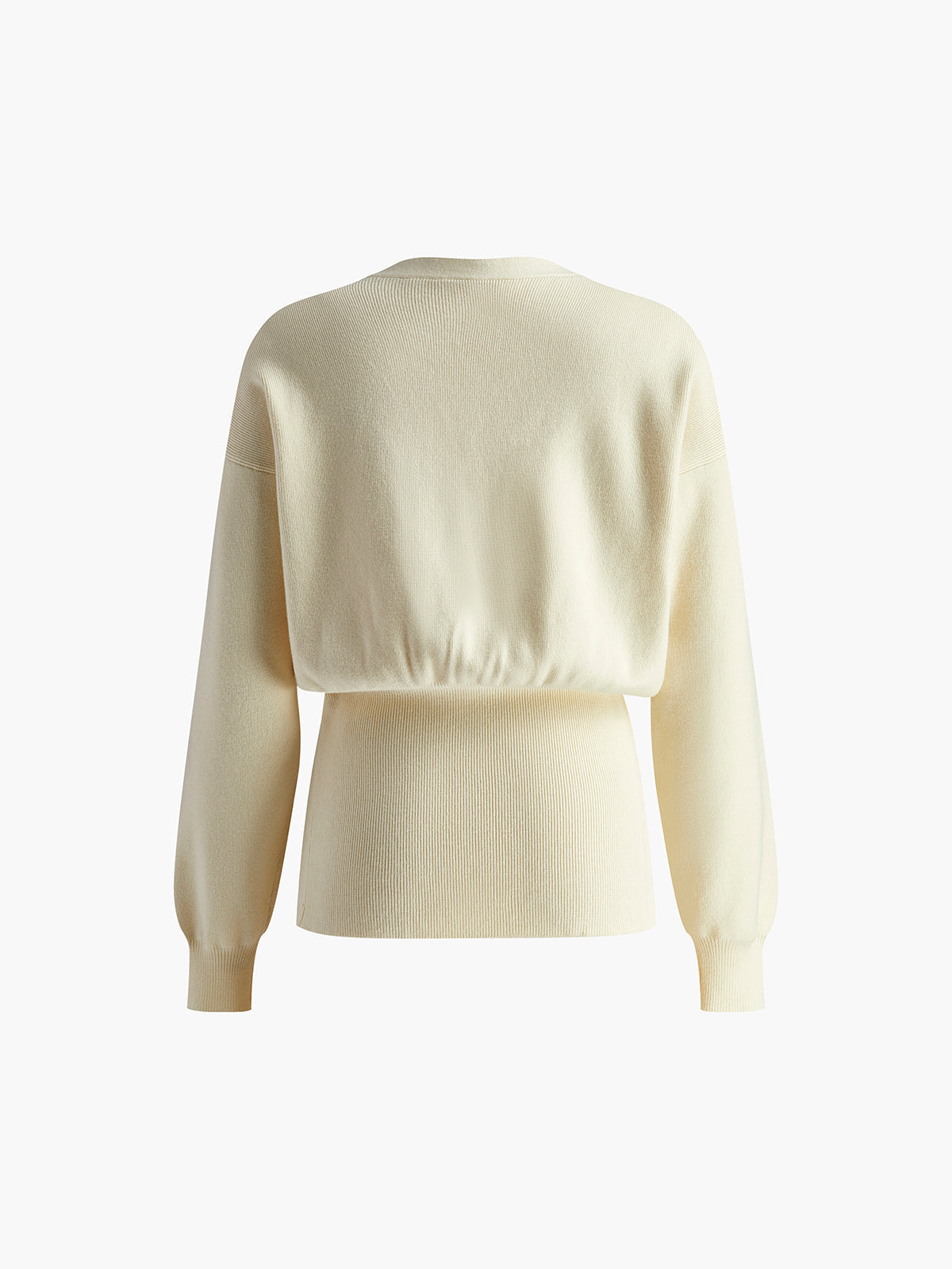 Quin | Gebreid Vest met Gouden Knoop
