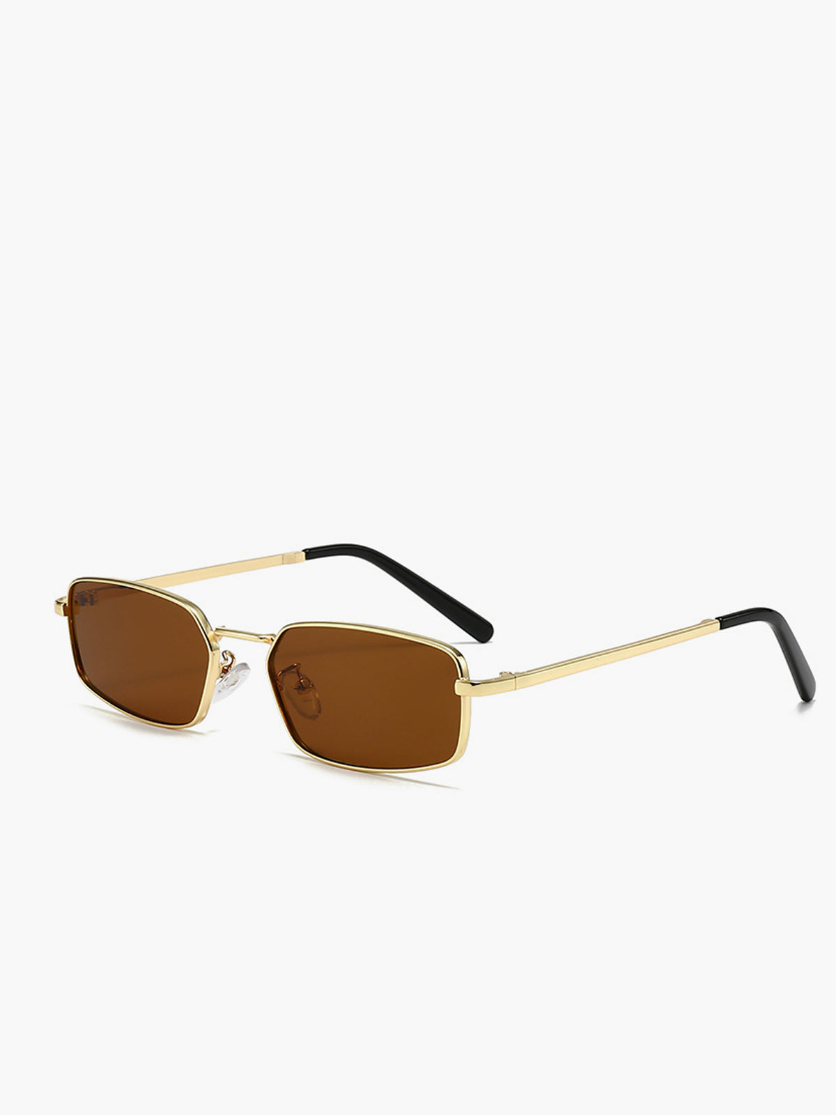 Retro Zonnebril voor Dames – Vierkant Metaal Frame