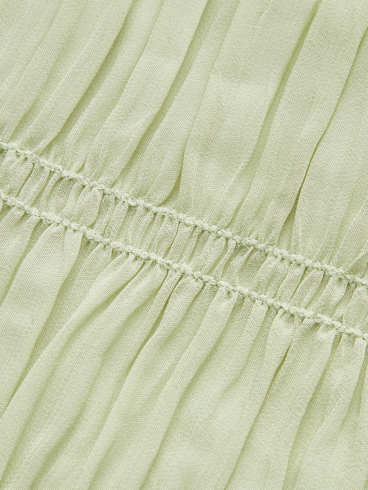 Bona | Chiffon Maxi Jurk - Semi-Transparant & Mouwloos