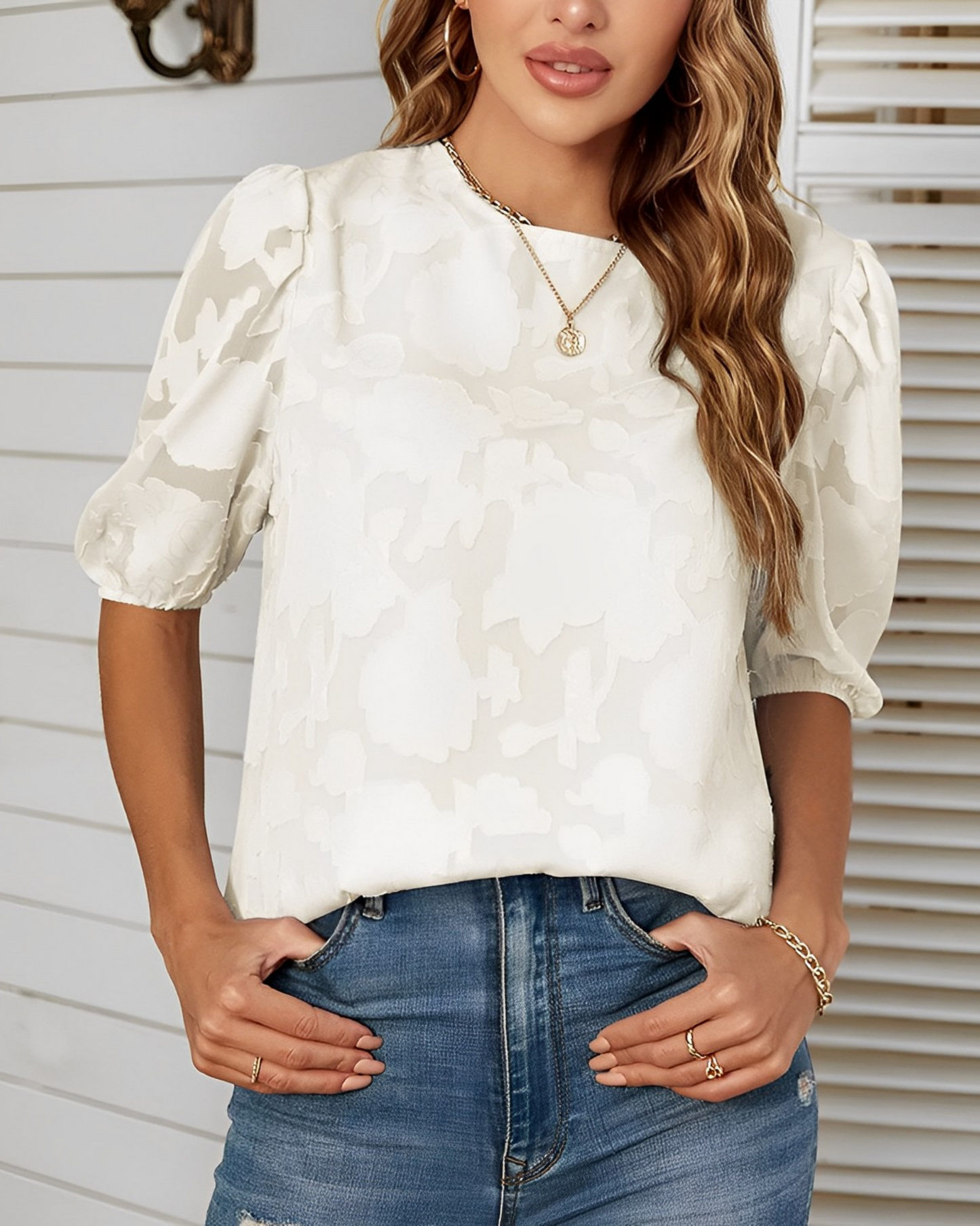Gratia | Dames Blouse met Bloemenprint en Elegant Design