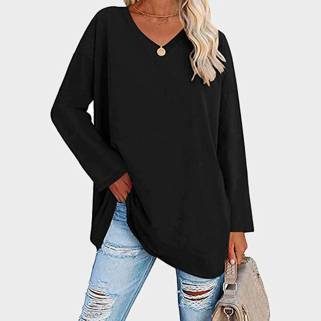 Luchtige Loose Fit Trui met Lange Mouwen
