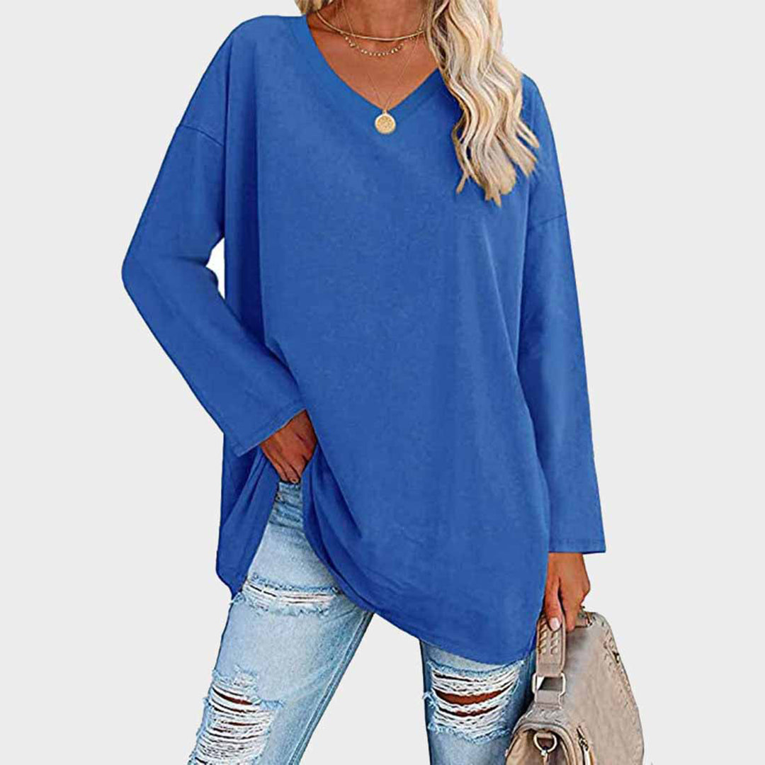 Luchtige Loose Fit Trui met Lange Mouwen