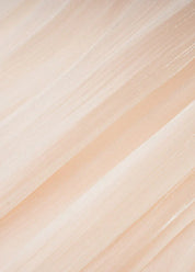 Lucetta | Champagne Mini Jurk met Plooi & Parelknopen