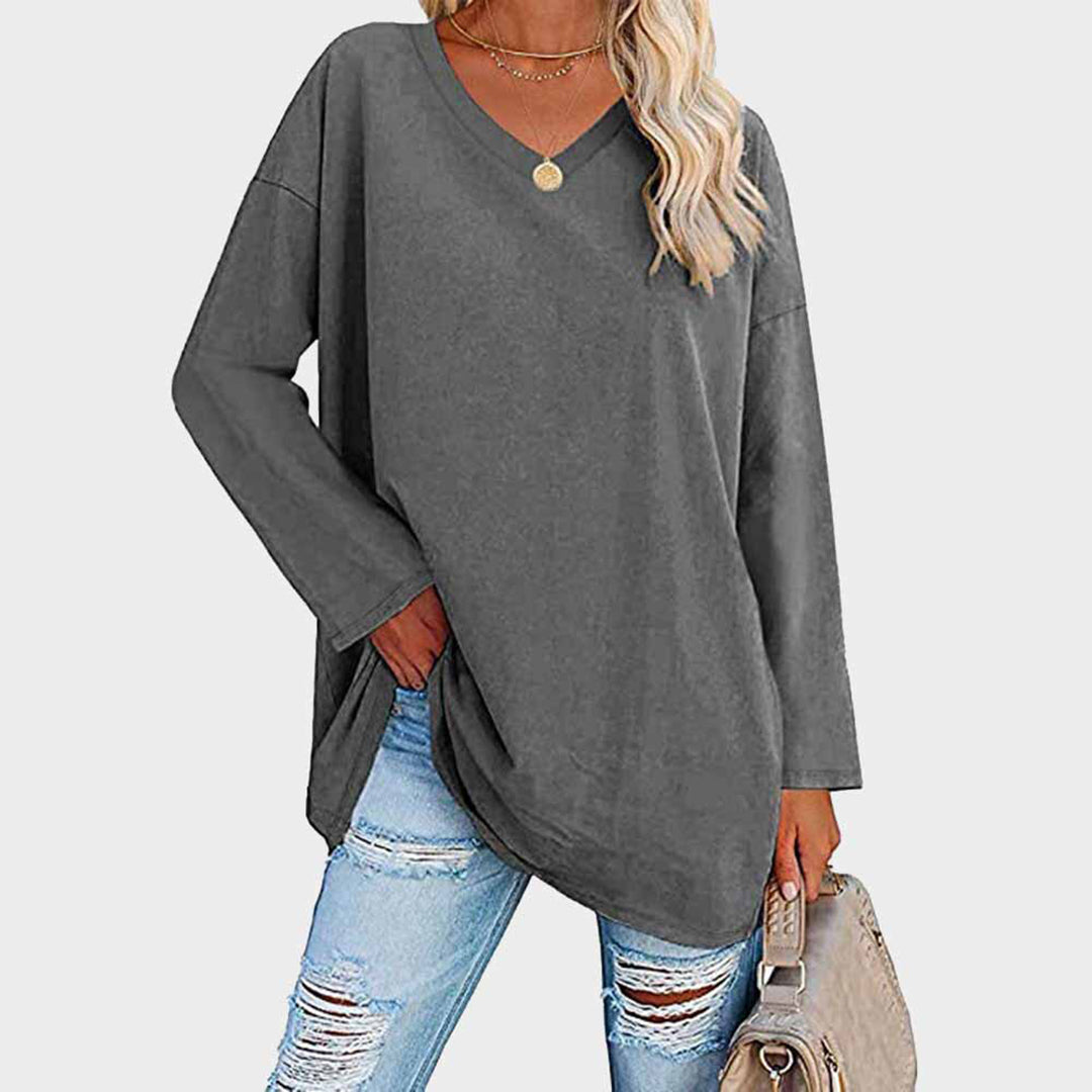 Luchtige Loose Fit Trui met Lange Mouwen