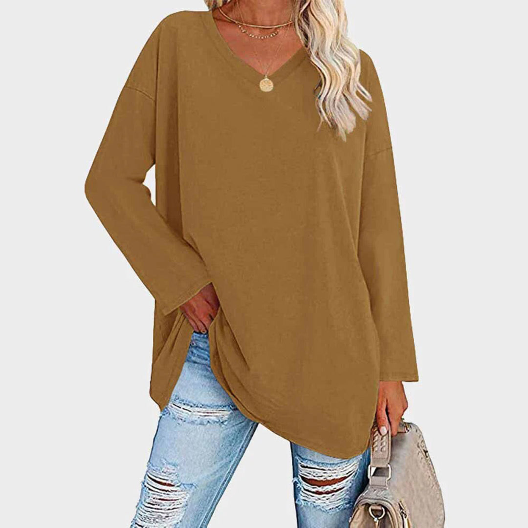 Luchtige Loose Fit Trui met Lange Mouwen