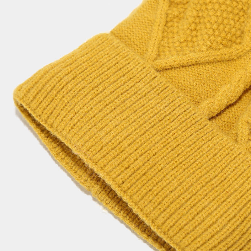 Wolxa | Driedelige Dames Winter Set - Muts, Sjaal en Handschoenen - Elegante Winterlook
