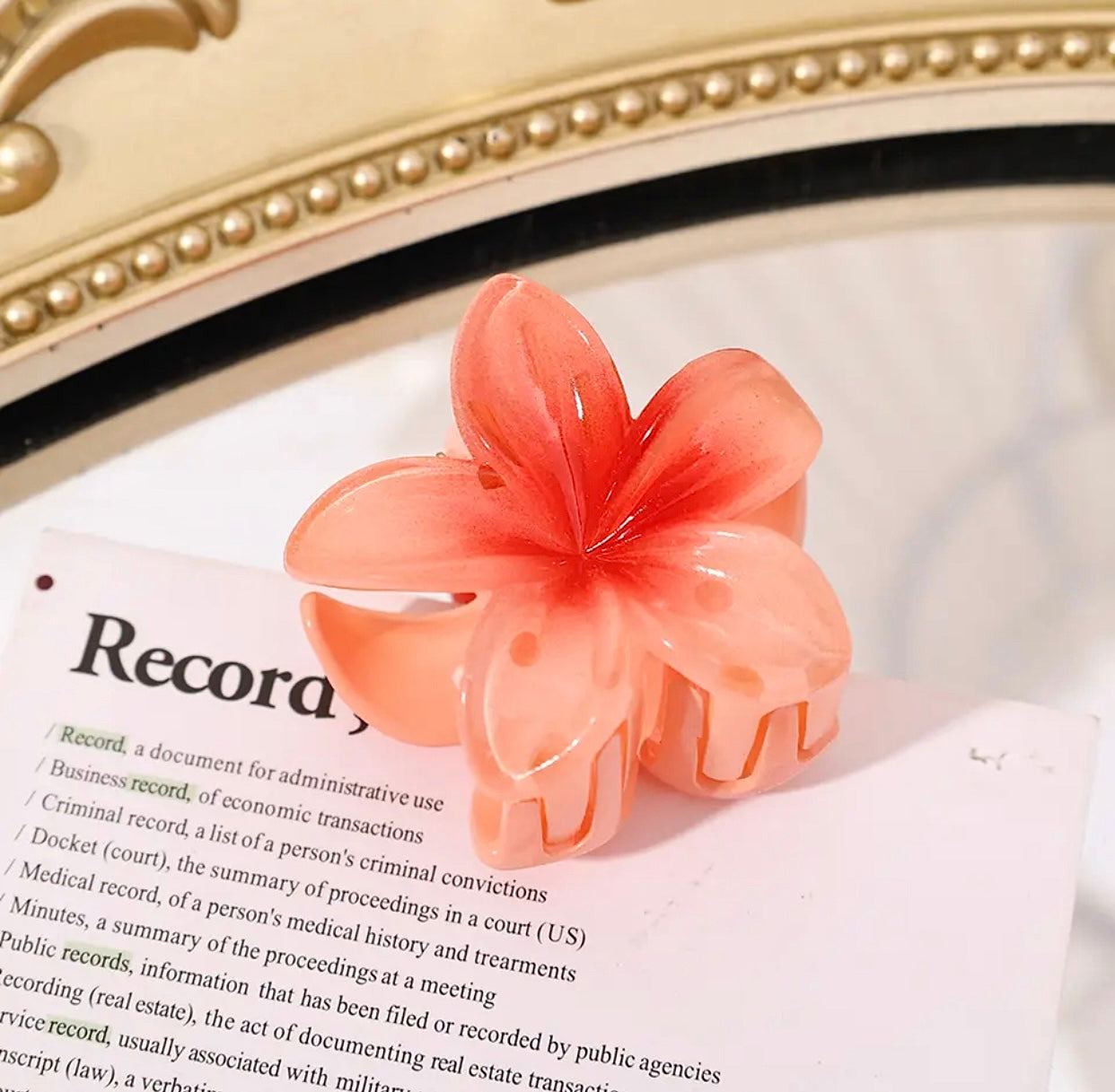 Tulip | Bloemvormige Haarclip – Stevige Grip & Elegant