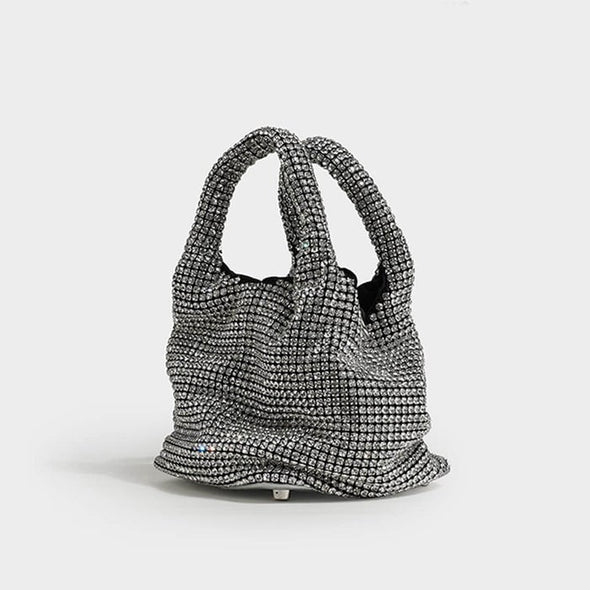 Glamoureuze Mini Handtas met Strass Detail