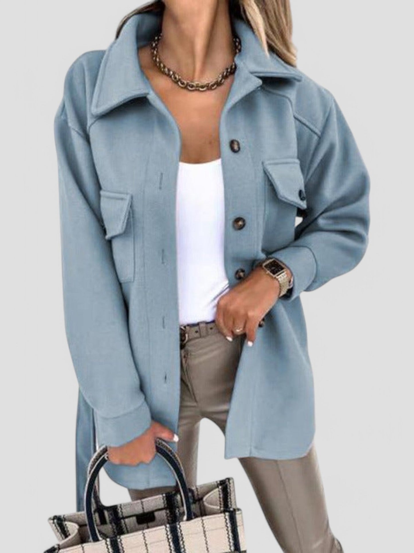 Trendy Zomers Vest met Stijlvolle Knopen voor Dames
