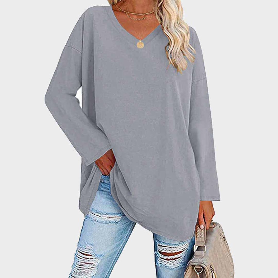 Luchtige Loose Fit Trui met Lange Mouwen