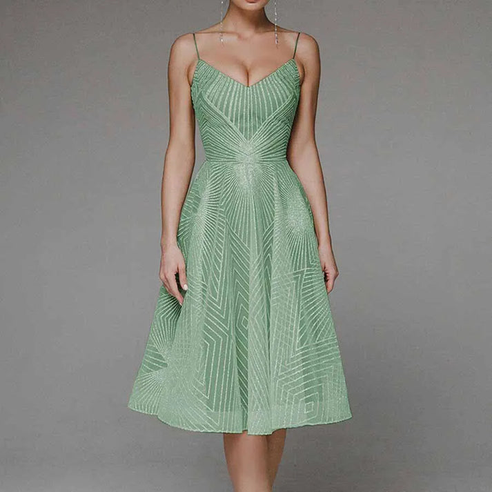 Tessy | Pailletten Midi Jurk Voor Dames