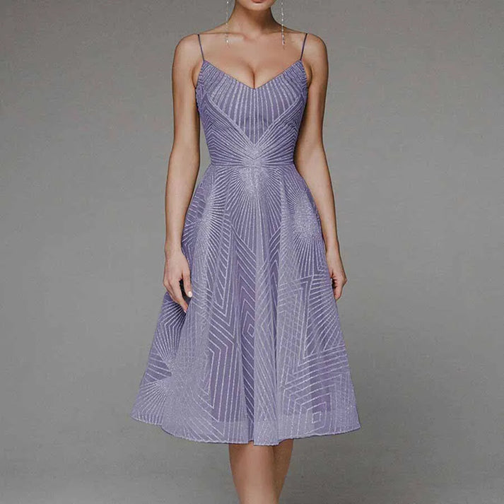 Tessy | Pailletten Midi Jurk Voor Dames