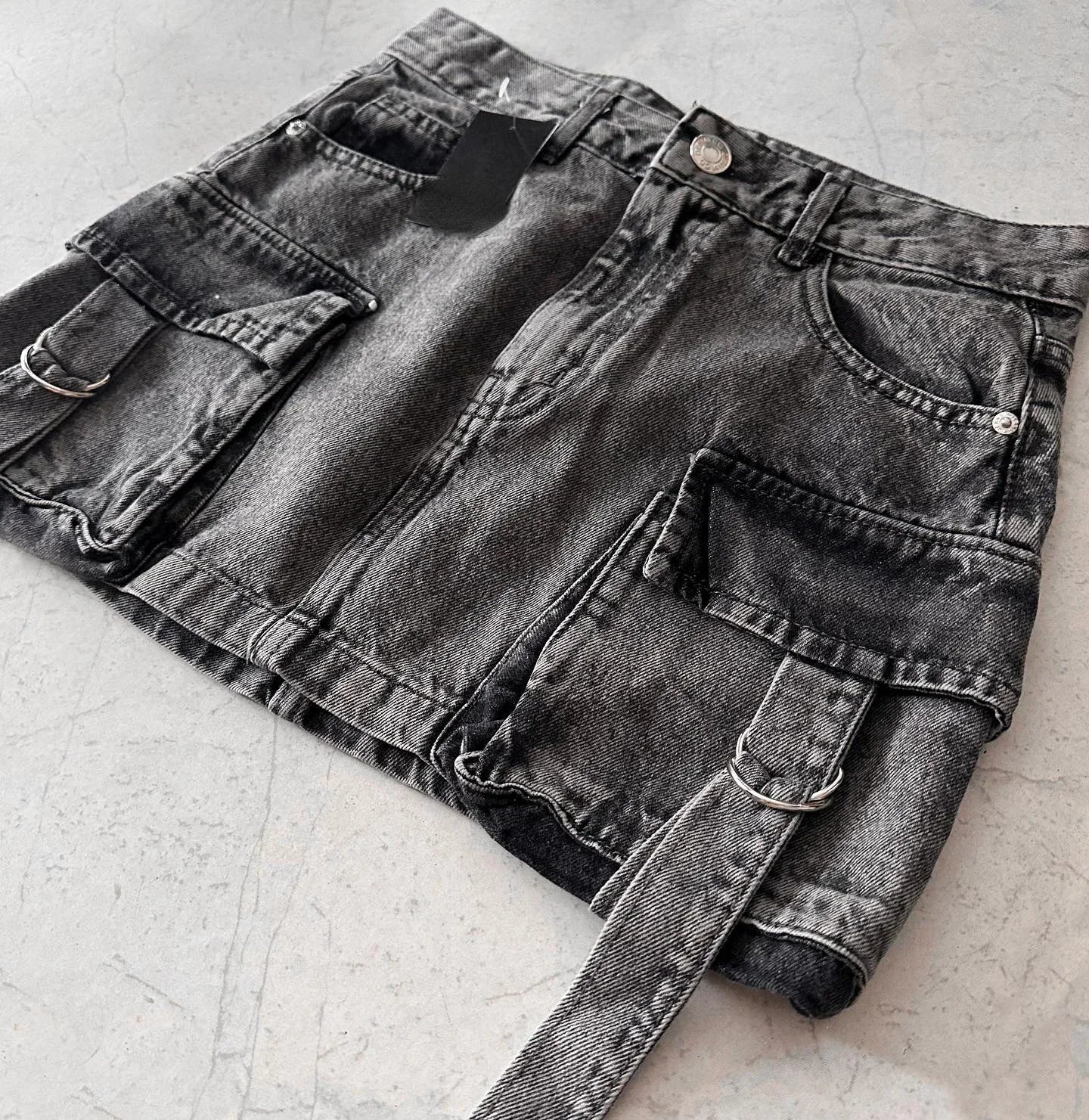 A-lijn Denim Rok voor Dames – Zomer Casual Met Zakken