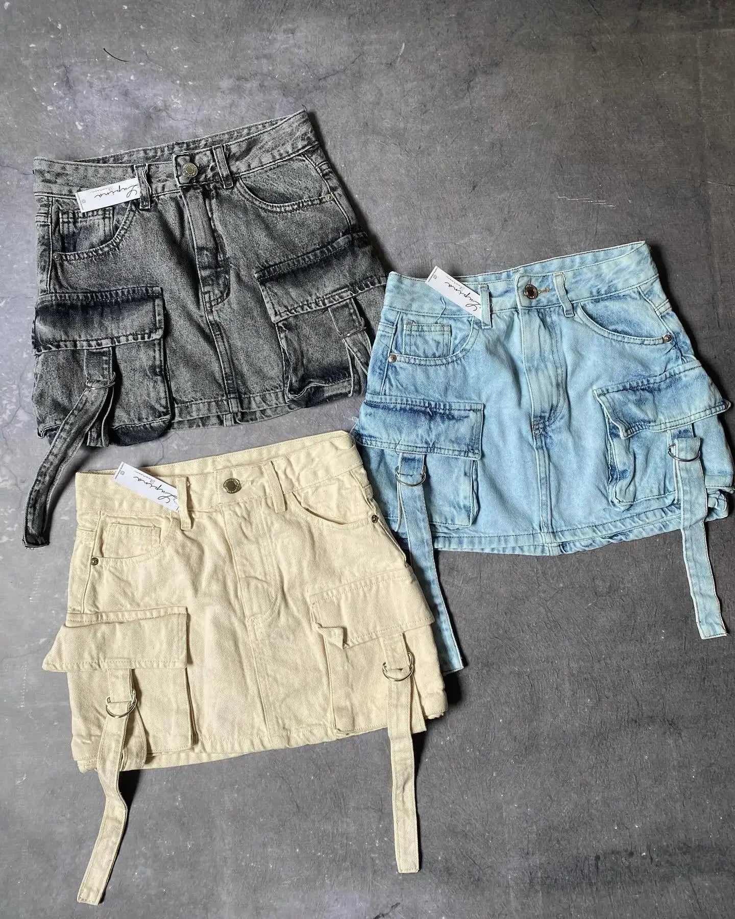 A-lijn Denim Rok voor Dames – Zomer Casual Met Zakken
