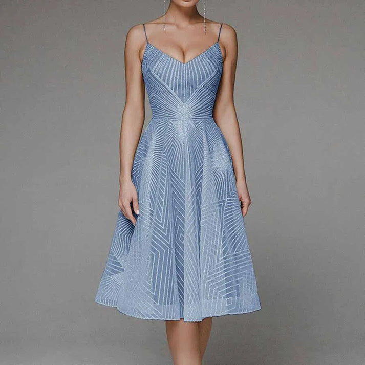 Tessy | Pailletten Midi Jurk Voor Dames