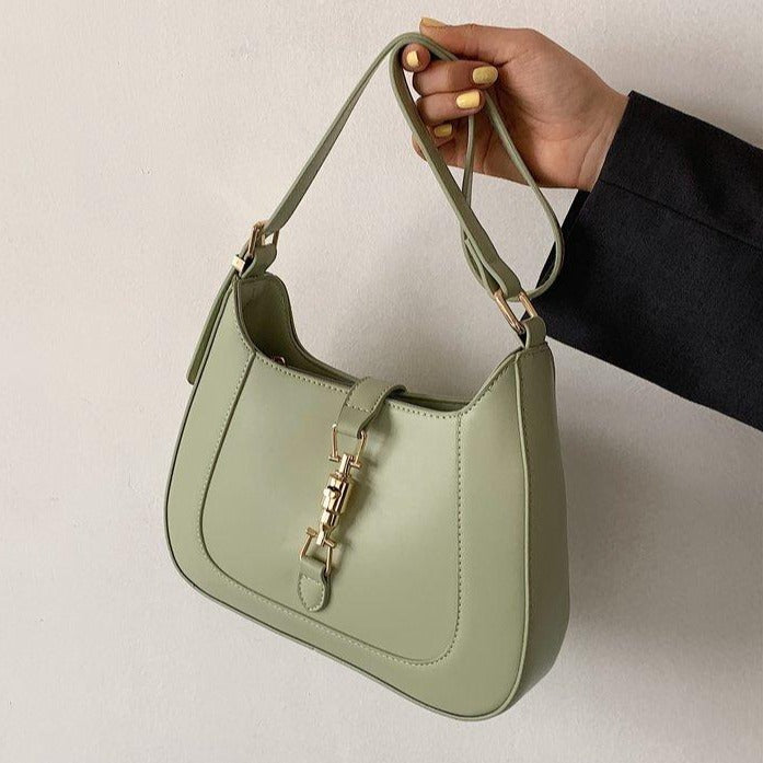 Baguette | Vintage Vegan Leren Schoudertas voor Dames