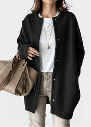 Nelma | Stijlvol Vest van Zachte Stof Dames - Comfortabele Open Cardigan