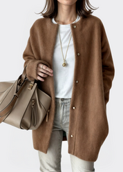 Nelma | Stijlvol Vest van Zachte Stof Dames - Comfortabele Open Cardigan