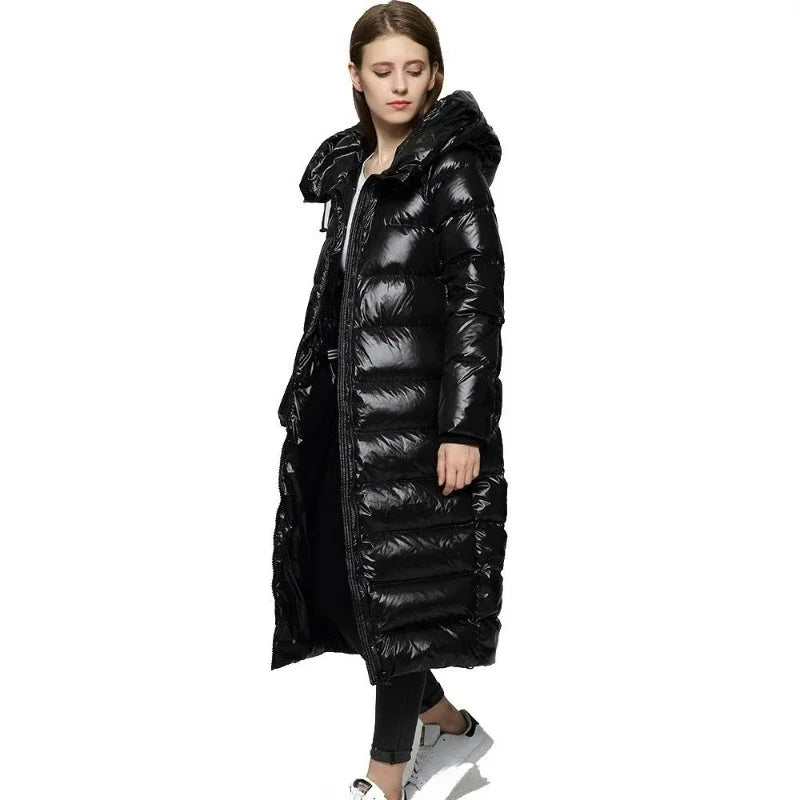 Jolene | Lange Puffer Winterjas Dames - Modern en Functioneel, Hoogwaardige Donsvulling