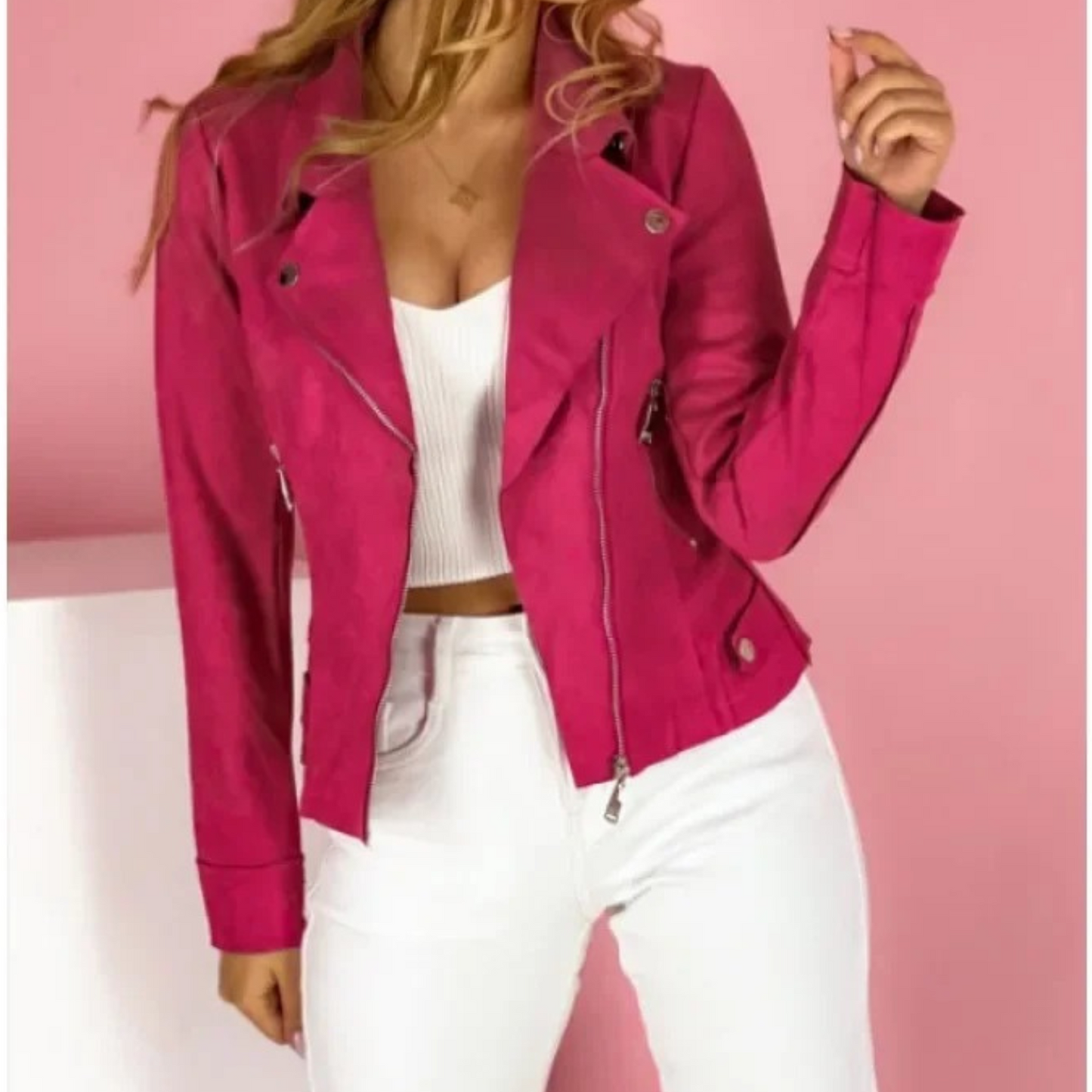 Jean | Suede Look Zomer Jasje