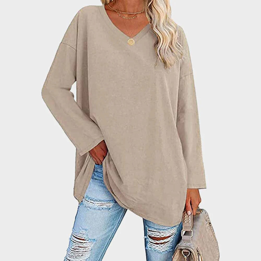 Luchtige Loose Fit Trui met Lange Mouwen