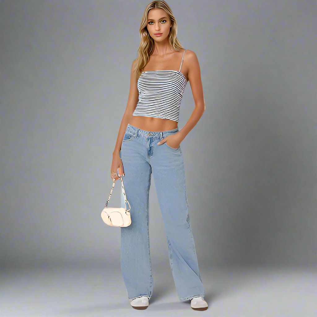 Dulcia | Trendy & Comfortabele Stretch Denim Jeans - Y2K Fit