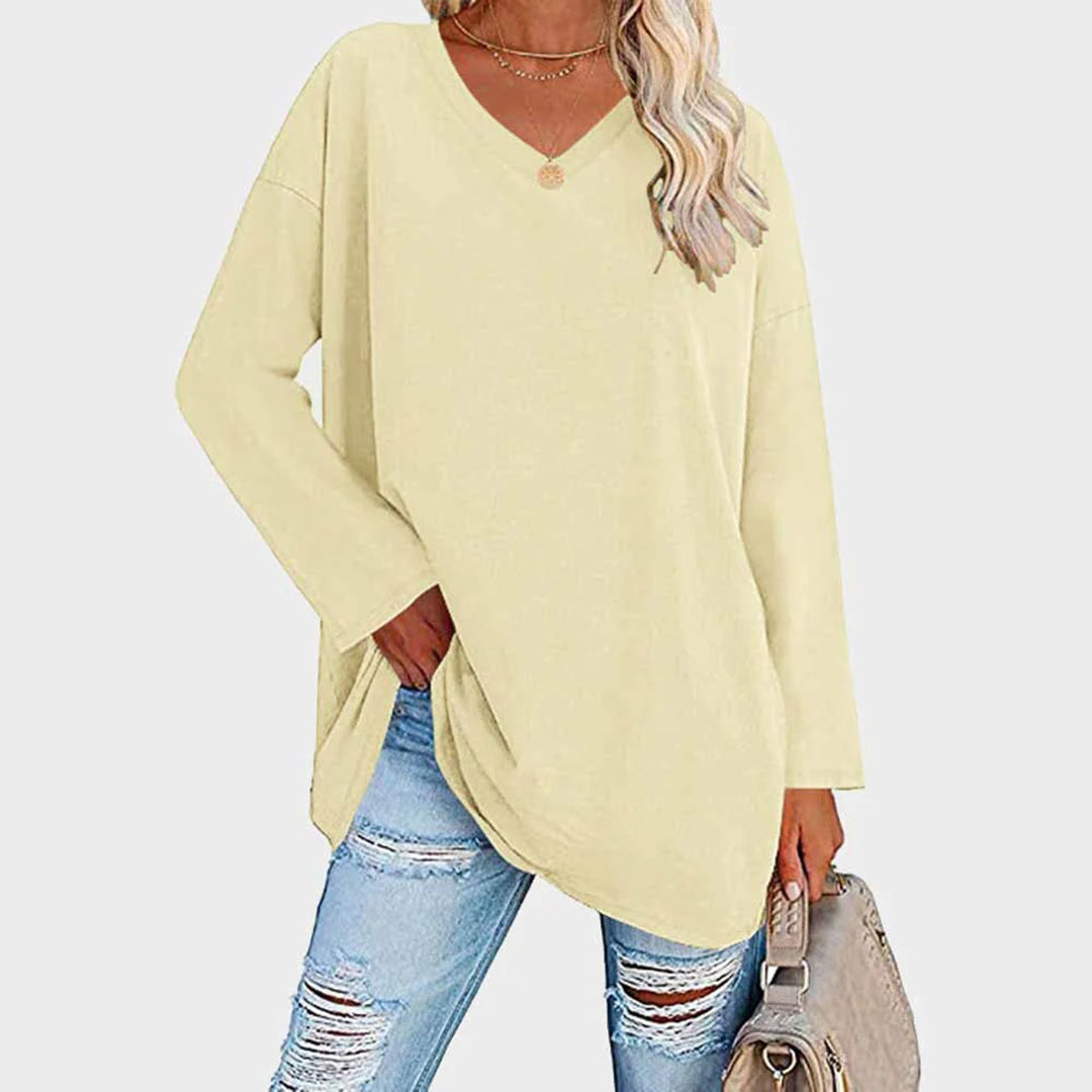 Luchtige Loose Fit Trui met Lange Mouwen
