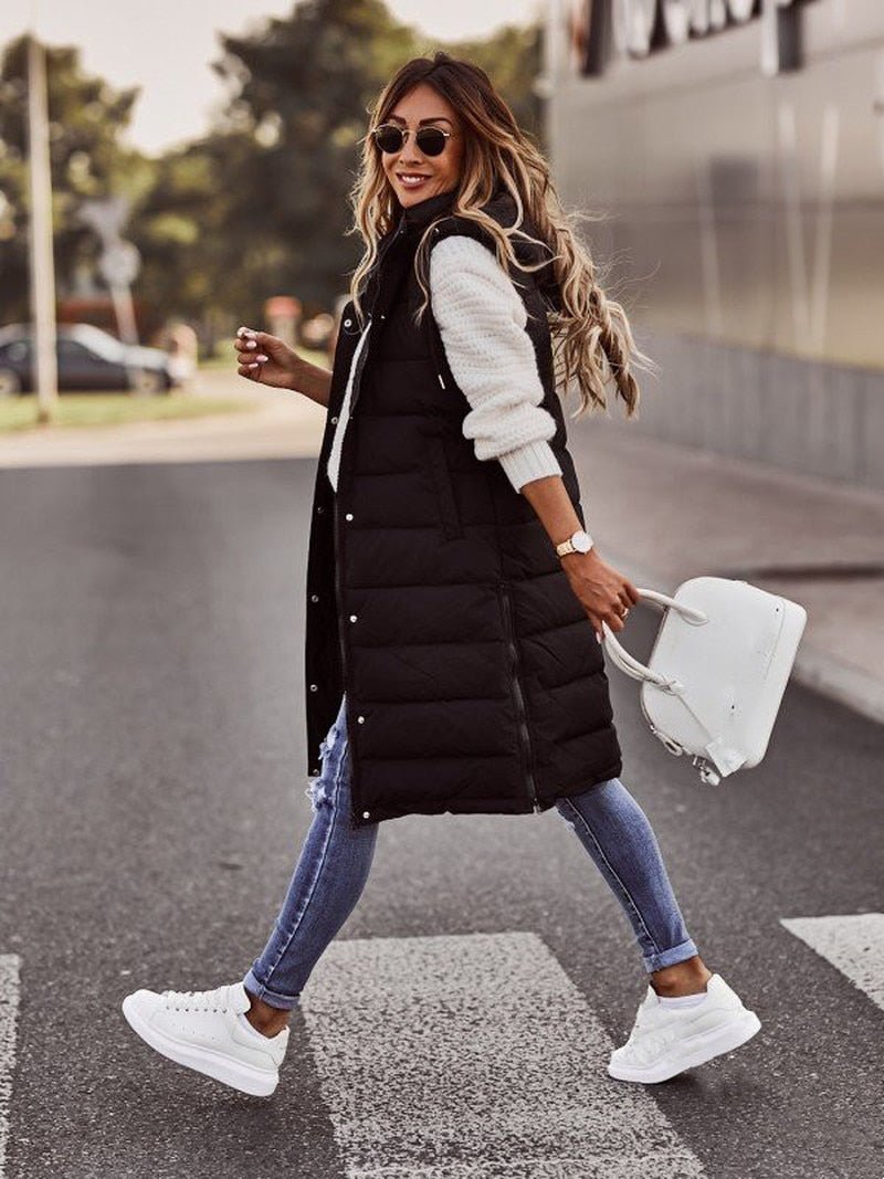 Limea | Dames Lange Bodywarmer Warm - Lichtgewicht, Slim Fit