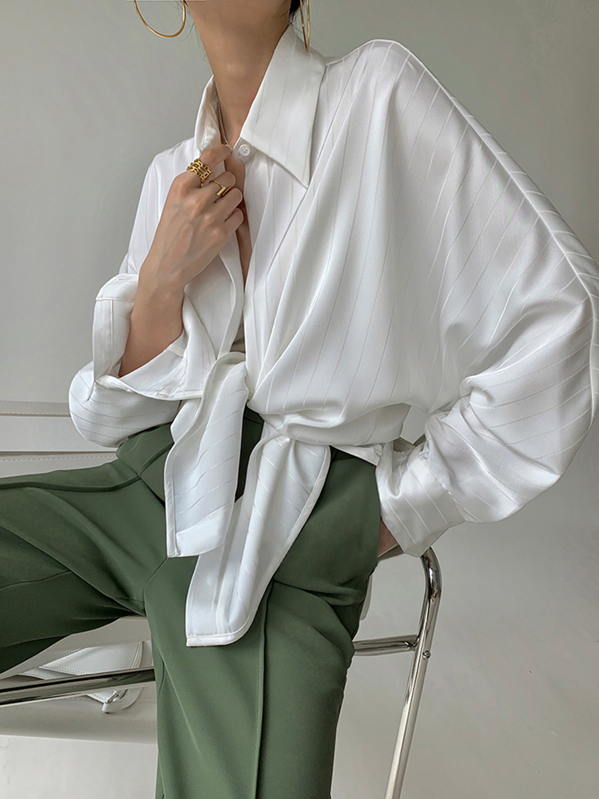Lora | Oversized Blouse voor Dames - Casual en Tijdloos Design