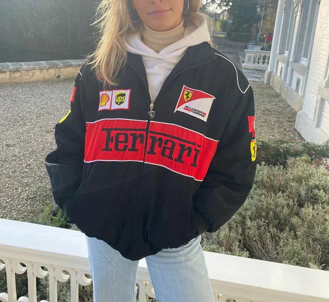 Benia | Vintage Racerjack in Ferrari Stijl