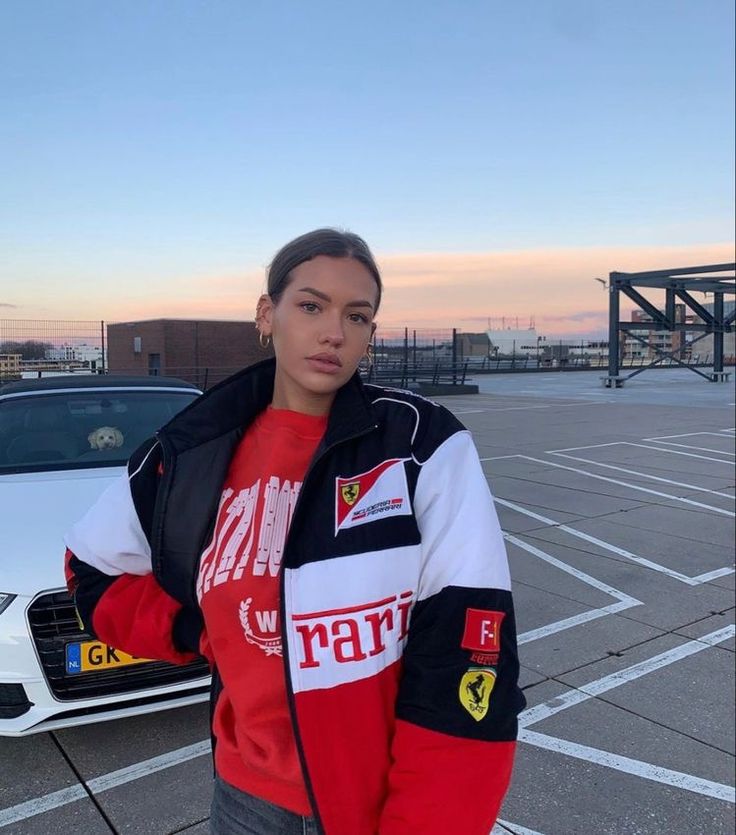 Benia | Vintage Racerjack in Ferrari Stijl