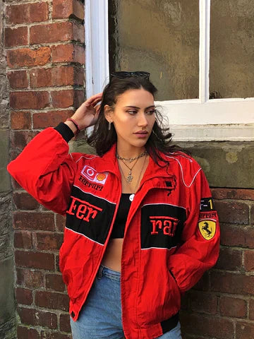 Benia | Vintage Racerjack in Ferrari Stijl