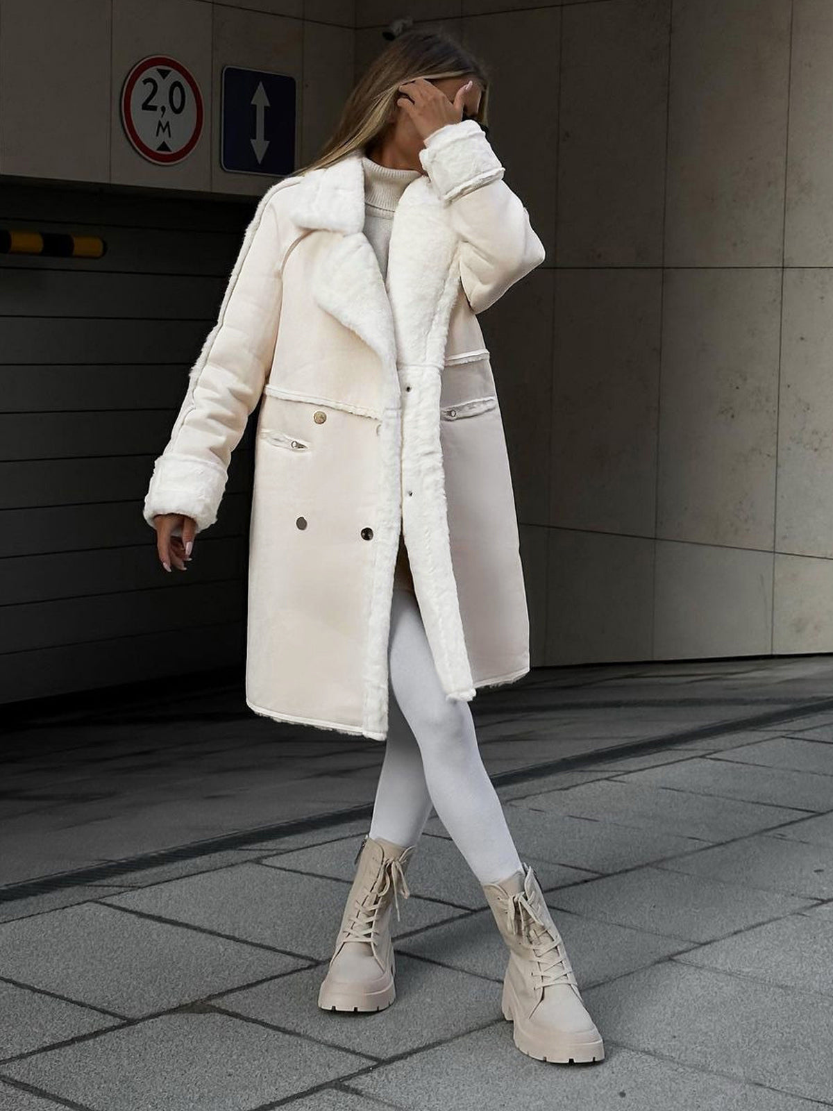 Mandy | Teddy Winterjas Dames - Zacht, Oversized Comfort