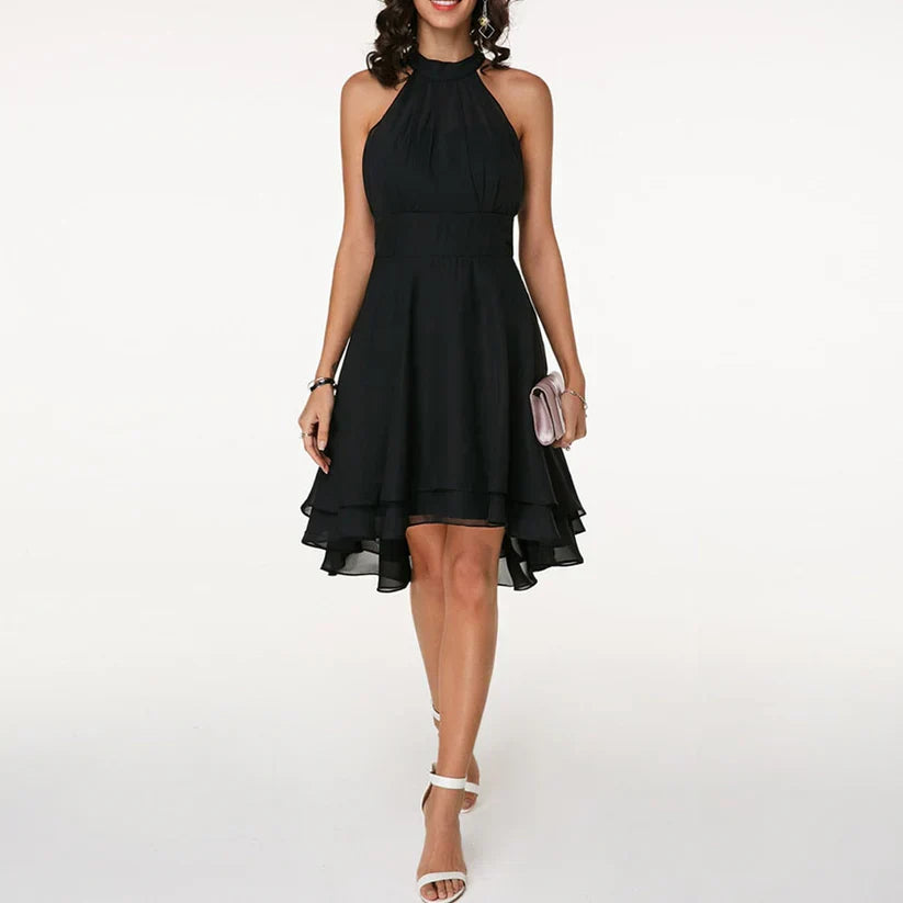 Jalina | Elegante Halter Cocktail Jurk