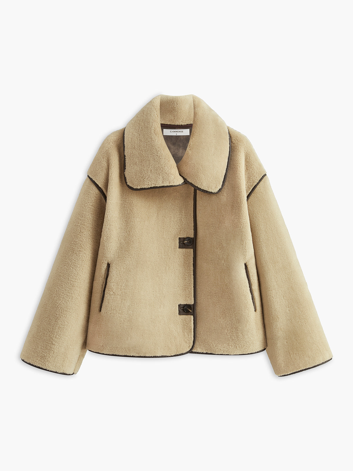 Minky | Suede Winterjas met Teddy Voering - Warm en Stijlvol