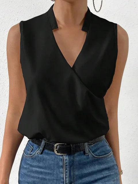 Cianna | Trendy V-hals Top – Modern & Comfortabel
