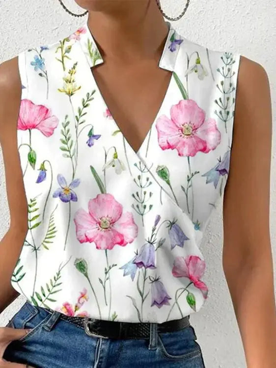 Cianna | Trendy V-hals Top – Modern & Comfortabel