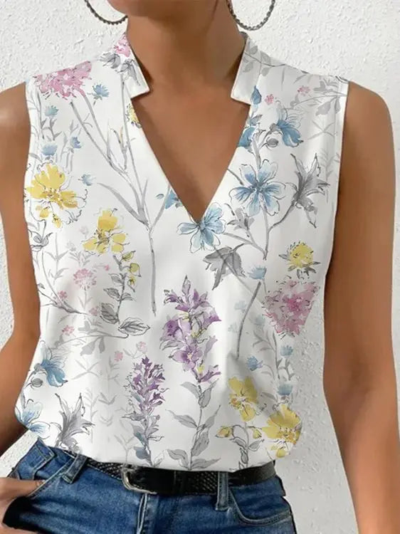 Cianna | Trendy V-hals Top – Modern & Comfortabel