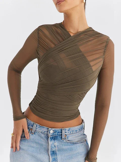 Laurie | Elegante Top met Lange mouwen
