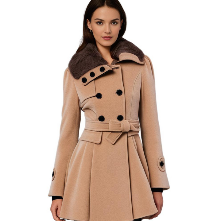 Elena | Warme en lange winterjas voor dames