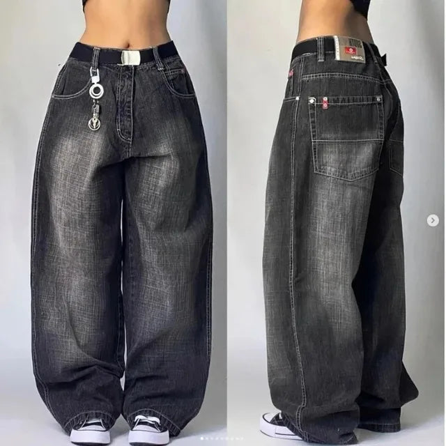 Aley | Retro Baggy Cargo Jeans met Zakken
