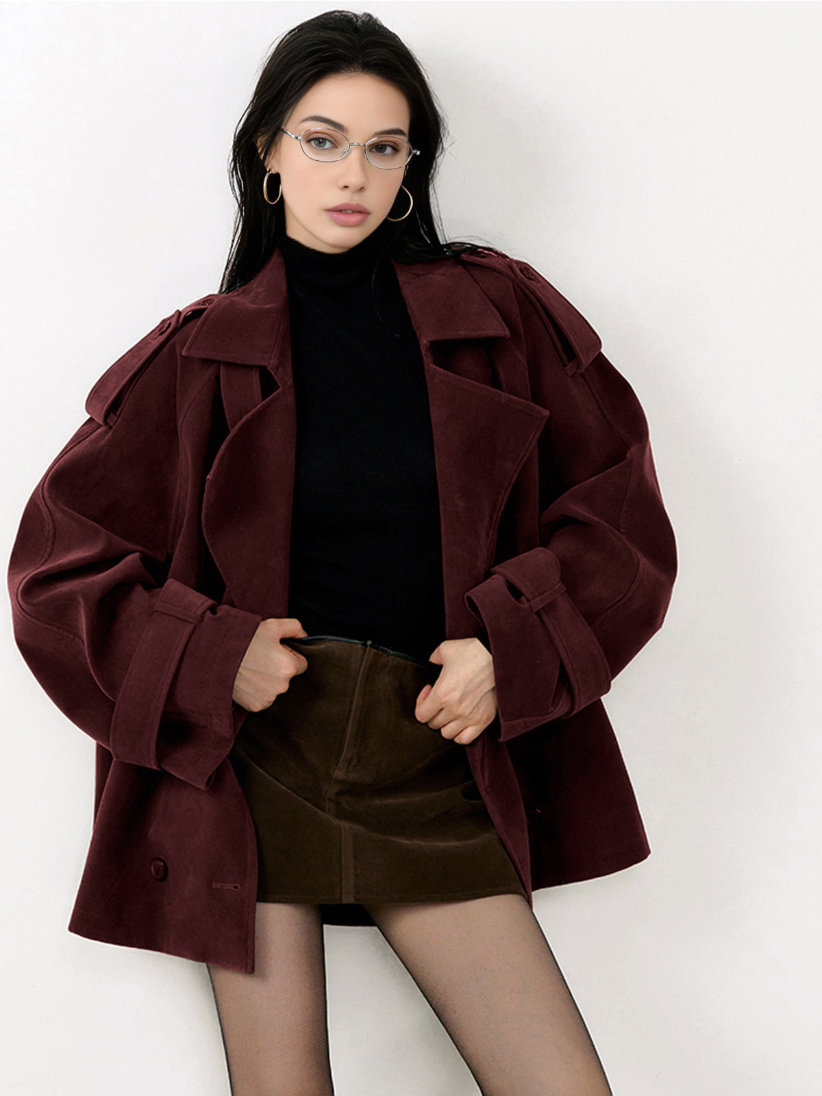 Vira | Suede Dames Jas - Regular Fit