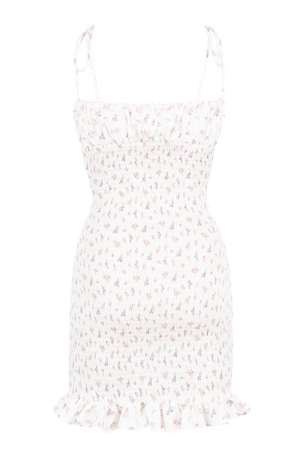 Alessia | Trendy Mini Jurk met Bloemenprint – Zomerse Flair & Comfortabel