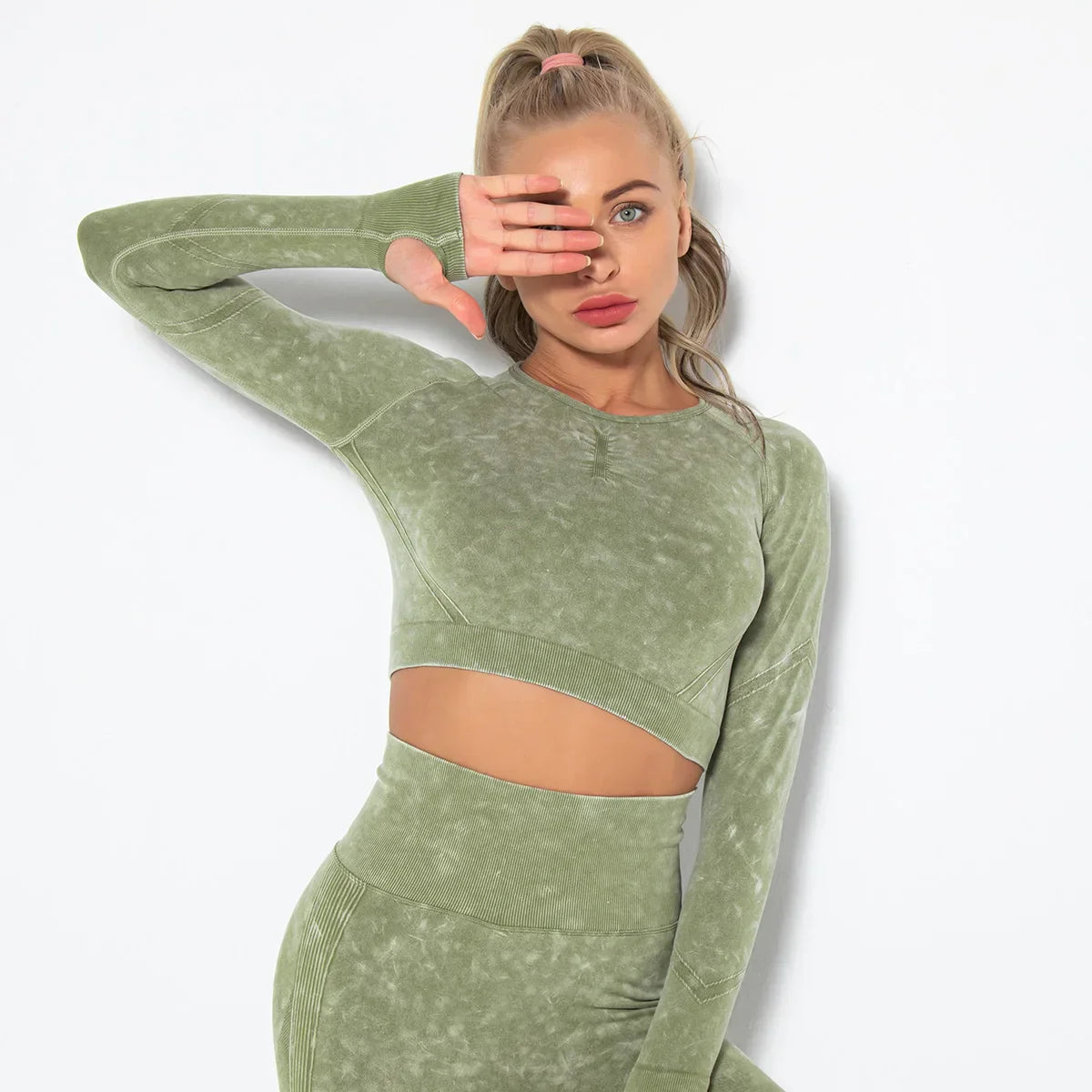 Aurora | Sportset Dames – Legging & Cropped Top