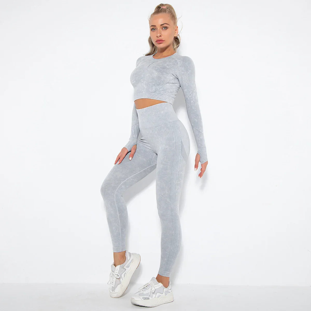 Aurora |  Sportset Dames – Legging & Cropped Top