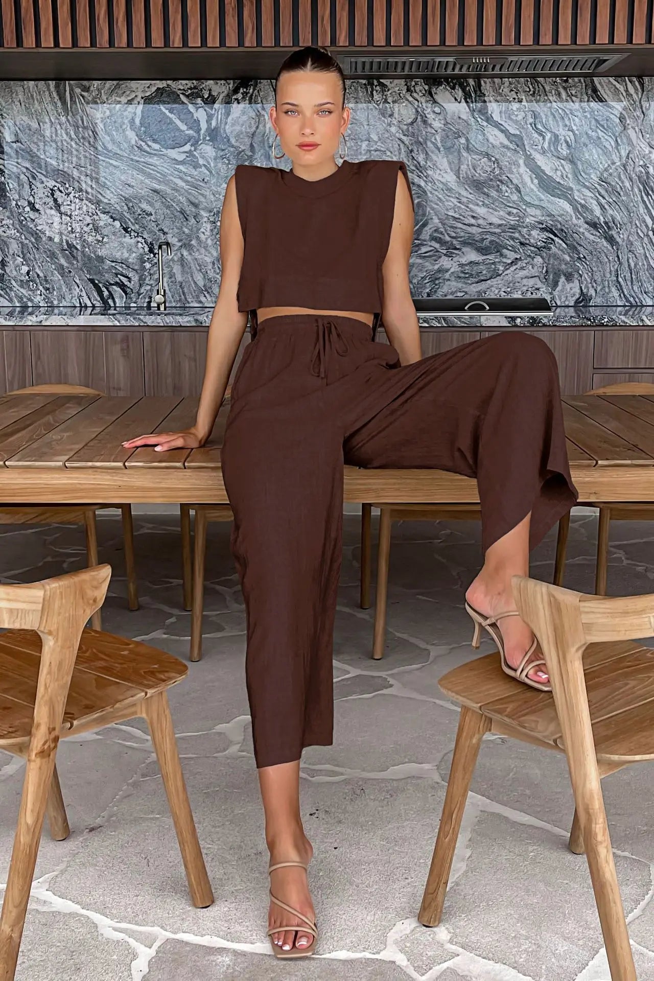 Fennella | Linnen Tweedelige Set – Ademend & Casual Chic