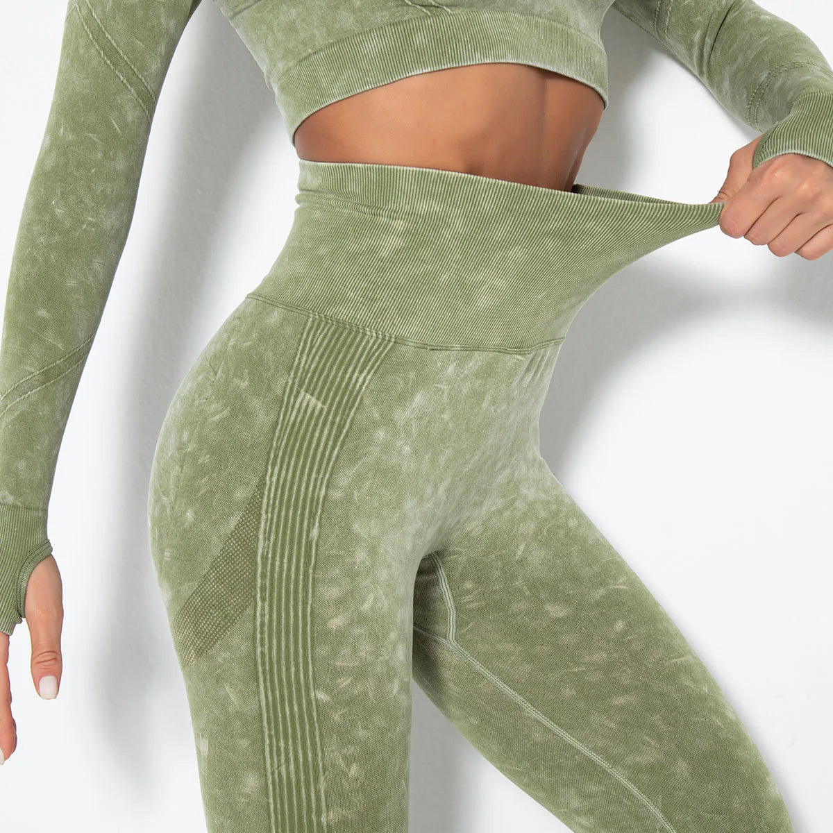 Aurora | Sportset Dames – Legging & Cropped Top
