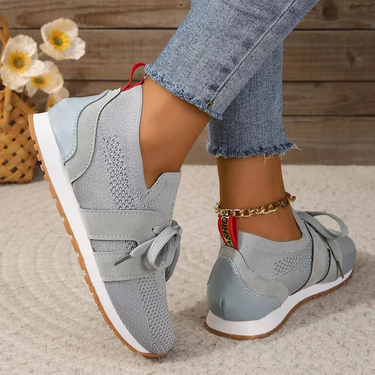 Trendy Comfortabele en Ademende Sneakers voor Dames